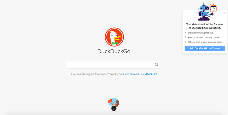 duckduckgo search engine