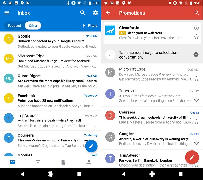 microsoft google email outlook gmail