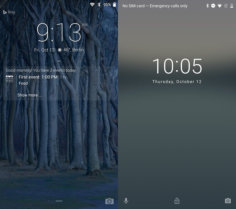 microsoft google lock screen next pixel