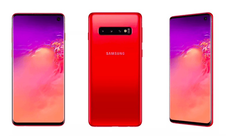 samsung galaxy s10 cardinal red render rquandt