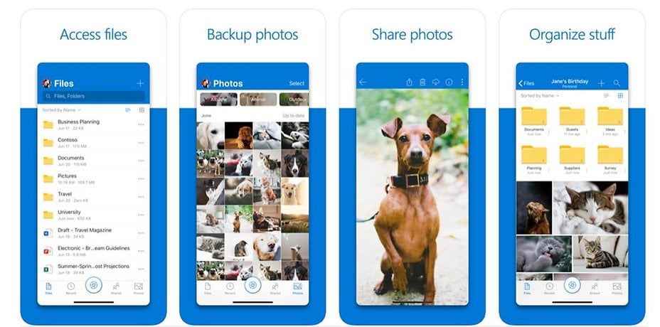 OneDrive iOS app