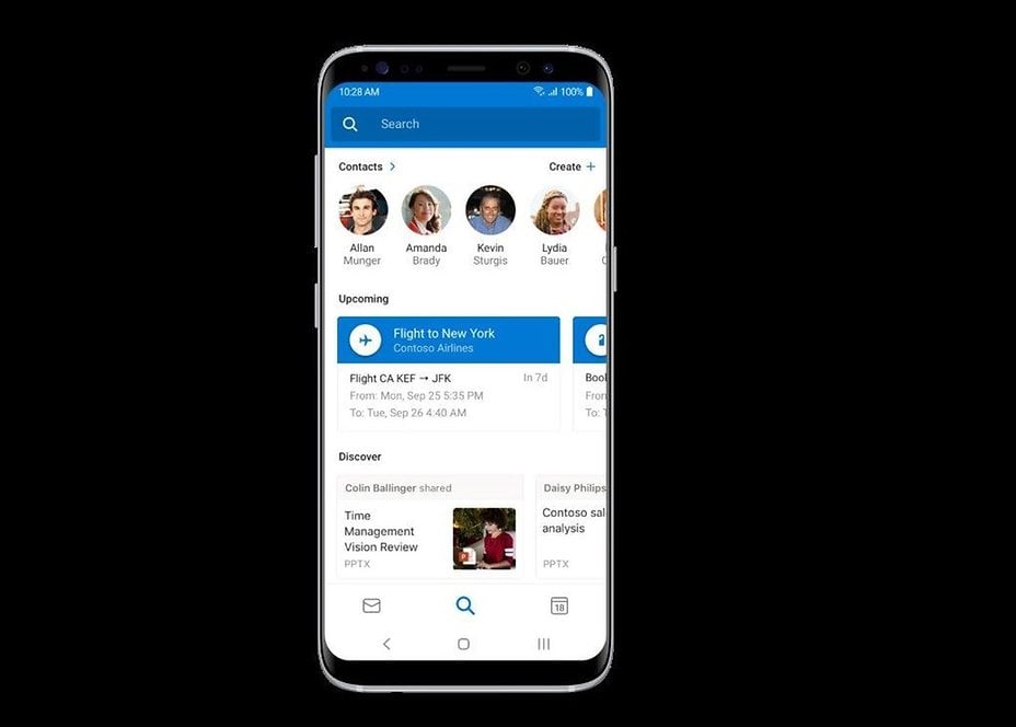 Outlook for Android discover 1585411493745