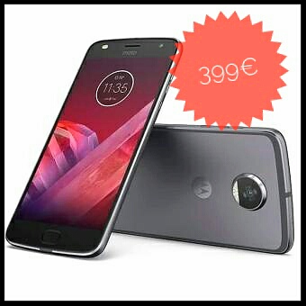 Smartphone Motorola Moto Z2 Play 64 Go Gris lunaire 02