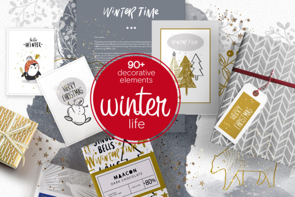 Winter Life Big Package Graphics 1 1 580x387