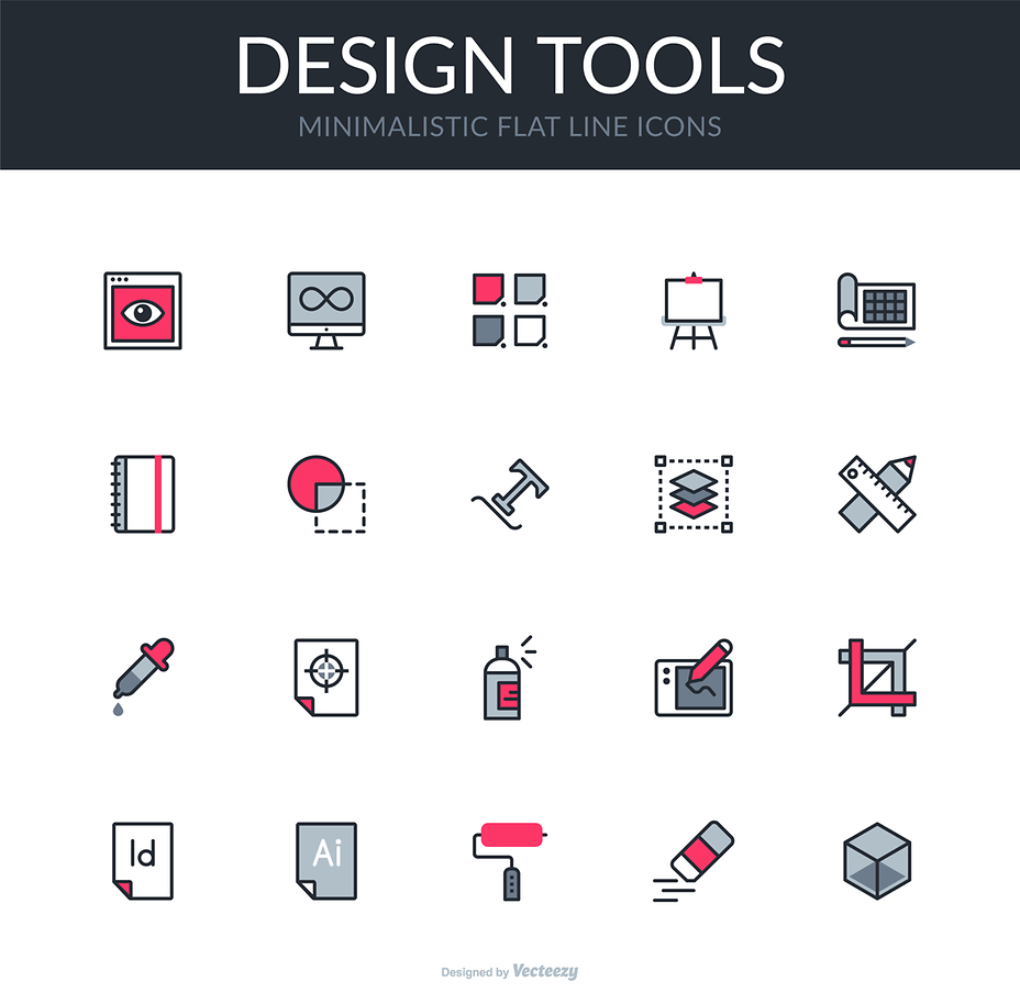 design tools icon pack preview