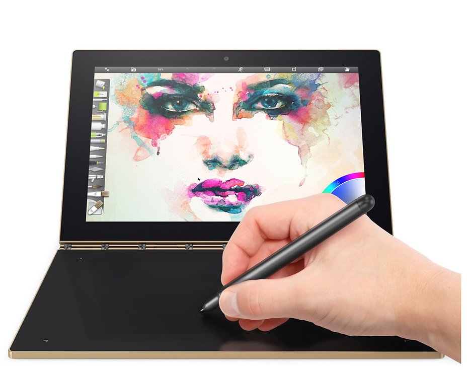 we lenovo yoga book feature drawing android