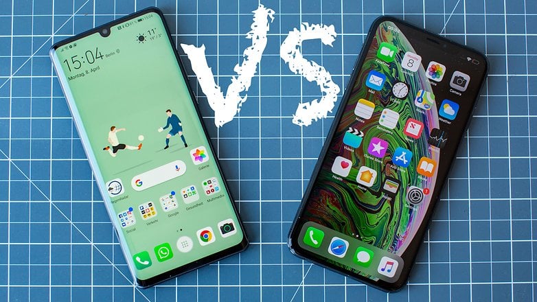 AndroidPIT apple iphone xs max vs huawei p30 pro