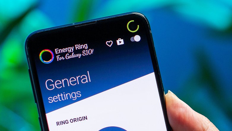 AndroidPIT energy ring app closeup