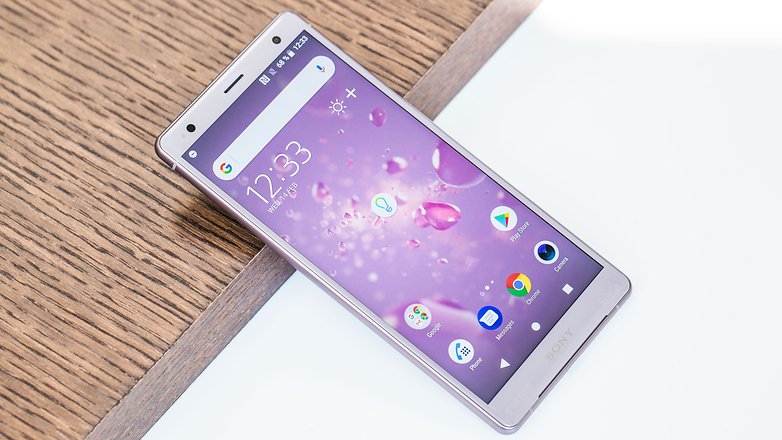 AndroidPIT sony xperia xz2 front iso h5c