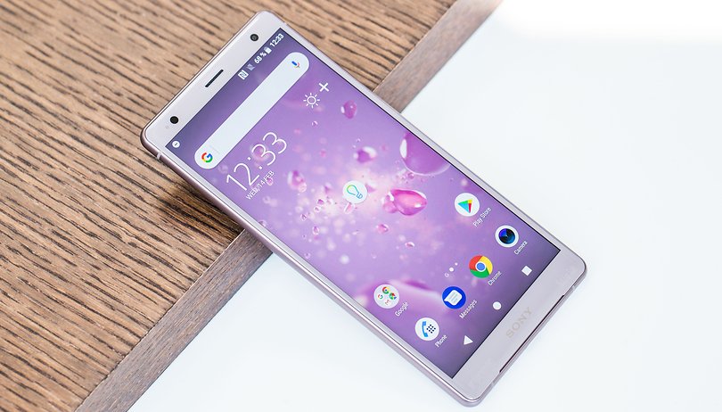AndroidPIT sony xperia xz2 front iso h5c