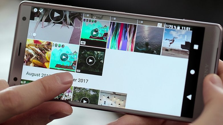 AndroidPIT sony xperia xz2 HDR Display edit hv4