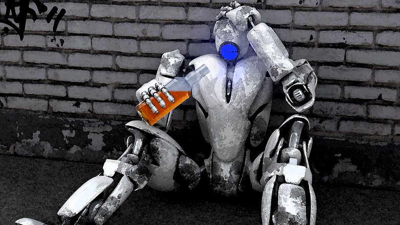 Shutterstock drunk robot