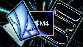 Apple iPad Air, M4 Chip und iPad Pro auf einem Symbol-Bild