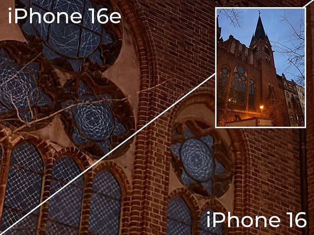 Apple iPhone 16e - teste de câmera