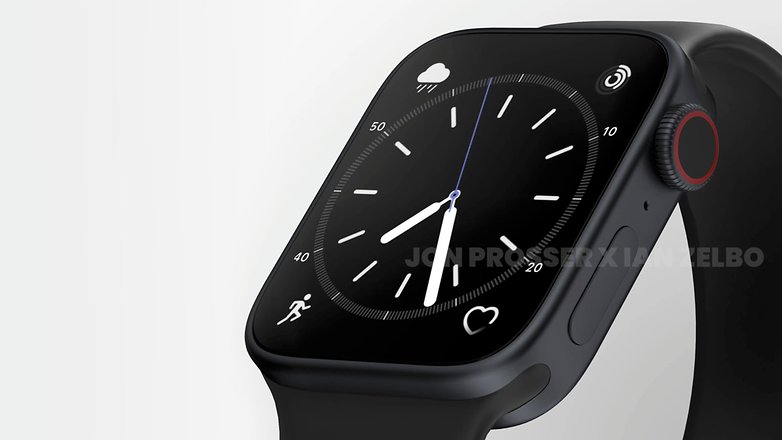 Representación CAD de Apple Watch Serie 8