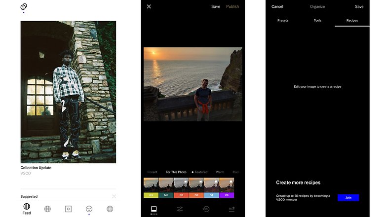 AndroidPIT best photo apps vsco