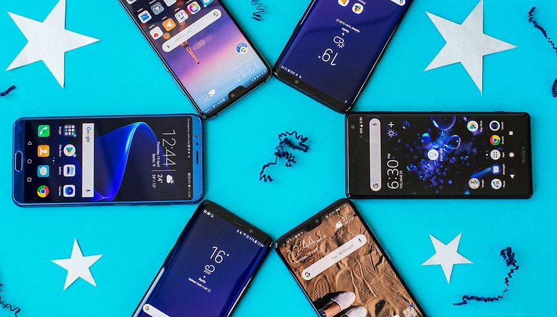 best smartphones 2018 front closeup