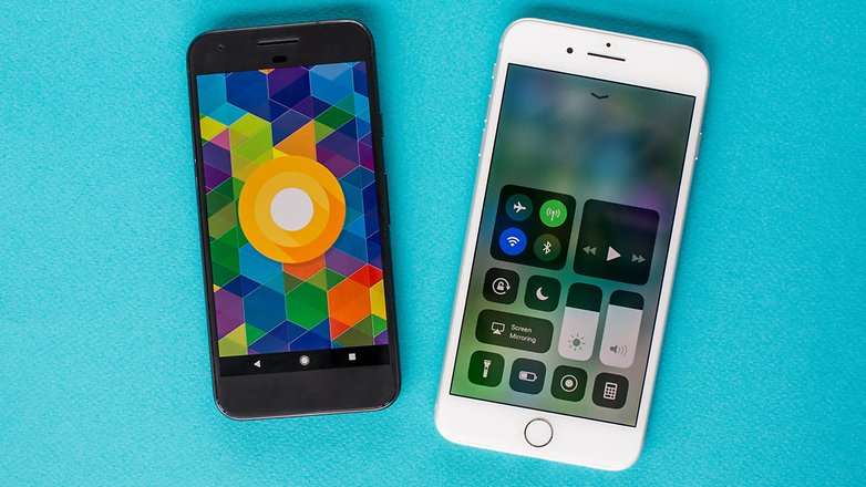 betas android o vs ios 11