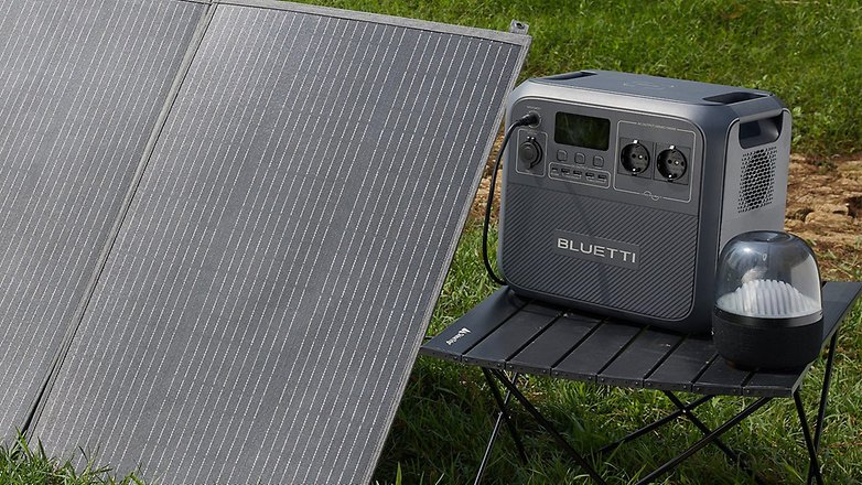 Bluetti AC180 mit Solarpanel