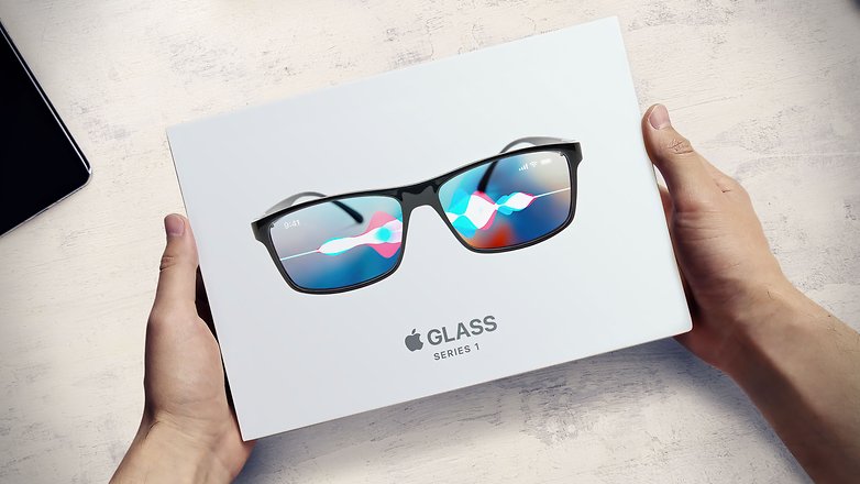 Eine Simulation der Verpackung der Apple View Glass