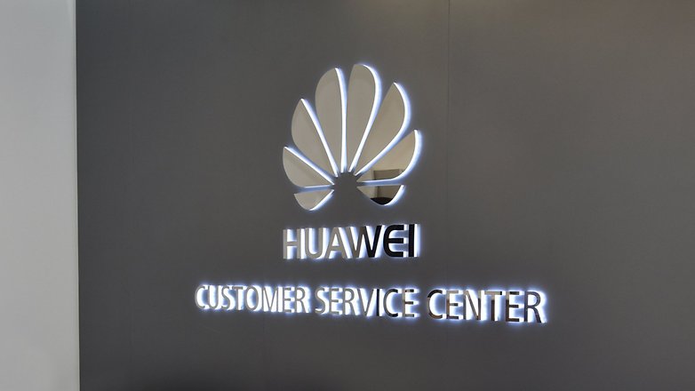 Huawei's customer service center entrance