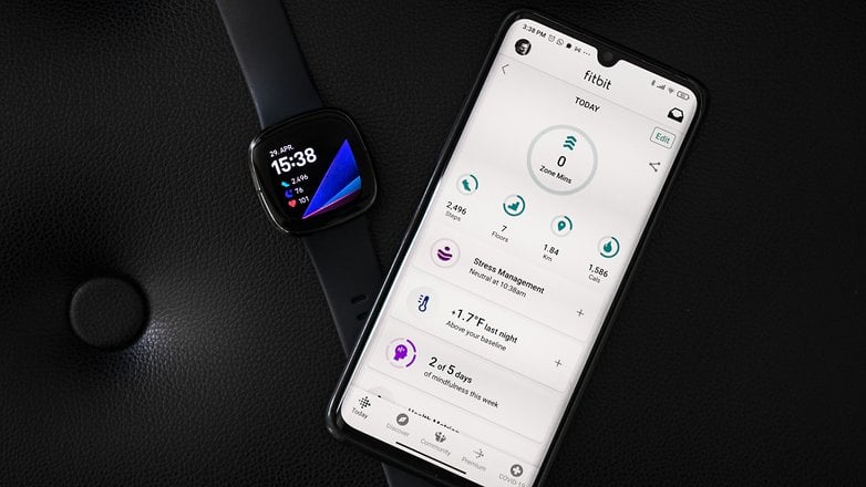 NextPit fitbit sense phone app