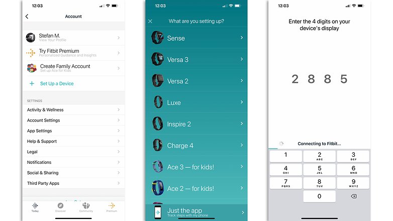 NextPit fitbit setup smartphone 01