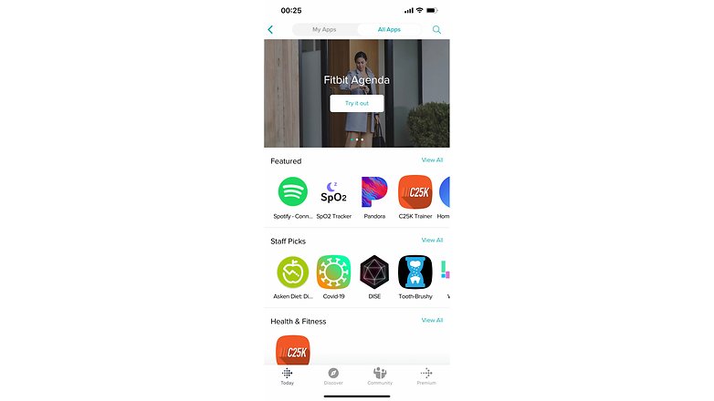 NextPit fitbit versa 3 screenshots apps