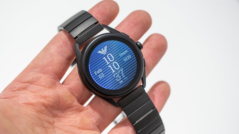 AndroidPIT fossil smartwatches armani front