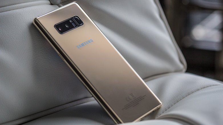 galaxy note 8 gold back