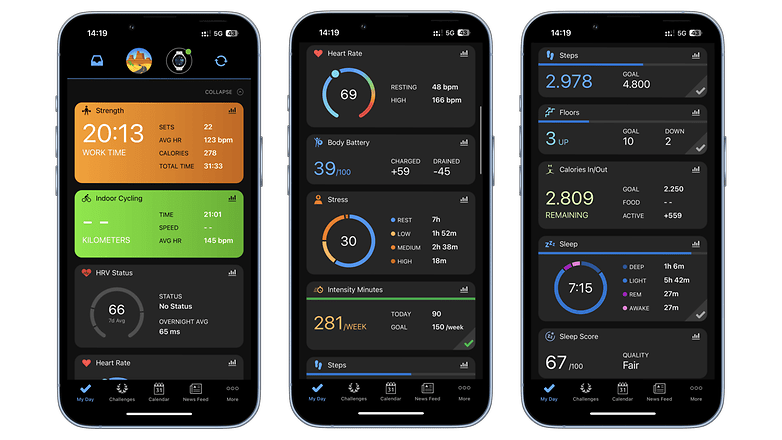 Test discount garmin connect