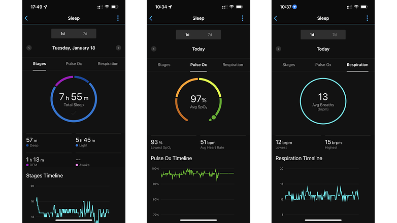 NextPit garmin venu 2 plus sleep