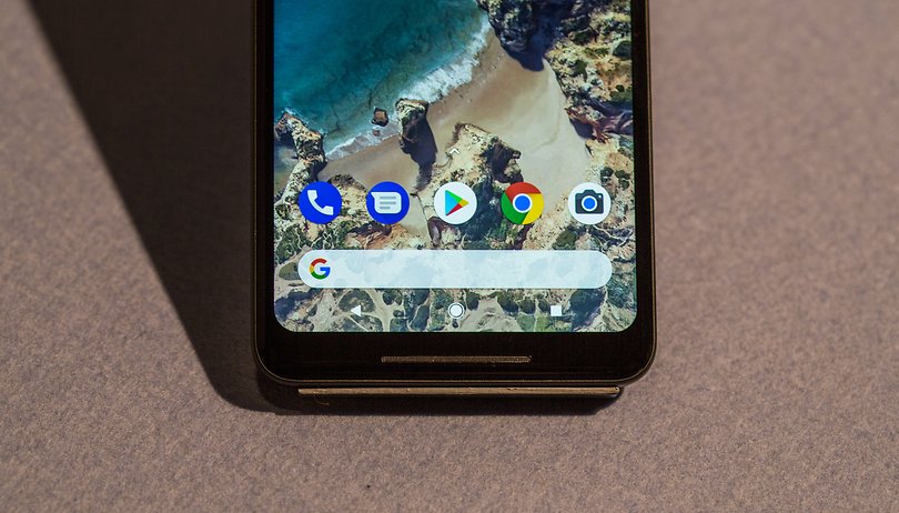 google pixel 2 xl lower display