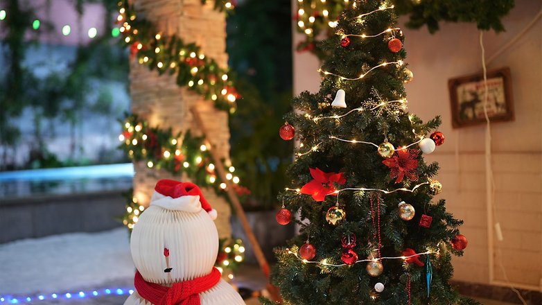Weihnachtsbaum beleuchtet mit LED-Lichterkette von Govee