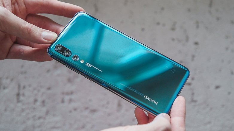 AndroidPIT huawei p20 pro hátul fényes 2cbu