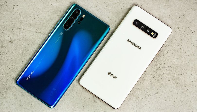 AndroidPIT huawei p30 pro vs samsung galaxy s10 plus back2