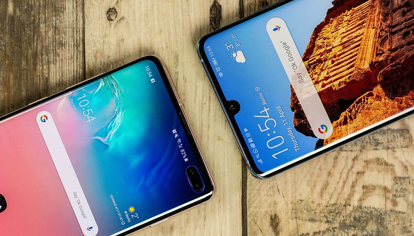 AndroidPIT huawei p30 pro vs samsung galaxy s10 plus displays