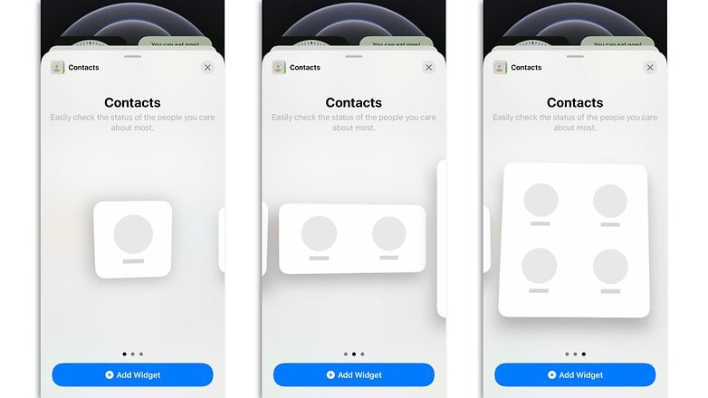 nextpit new widgets ios 15 contacts
