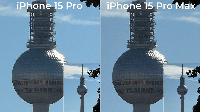iPhone 15 Pro vs Pro Max Testfoto