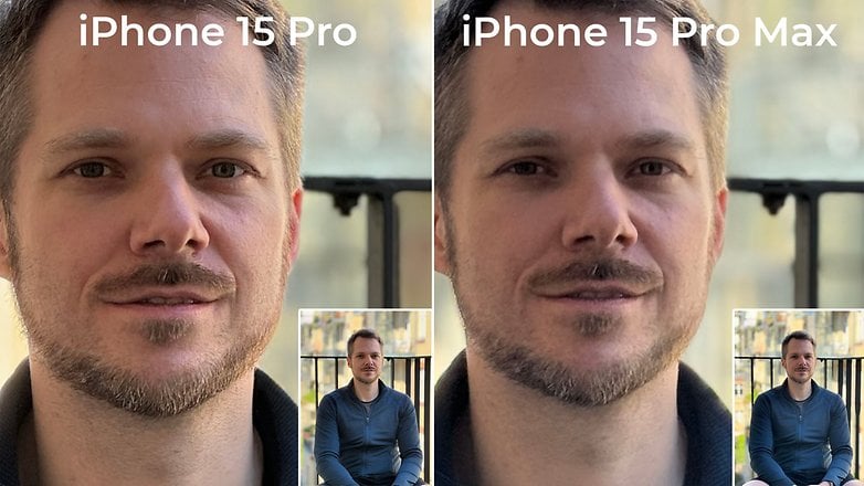 Comparatif photo iPhone 15 Pro et 15 Pro MAX