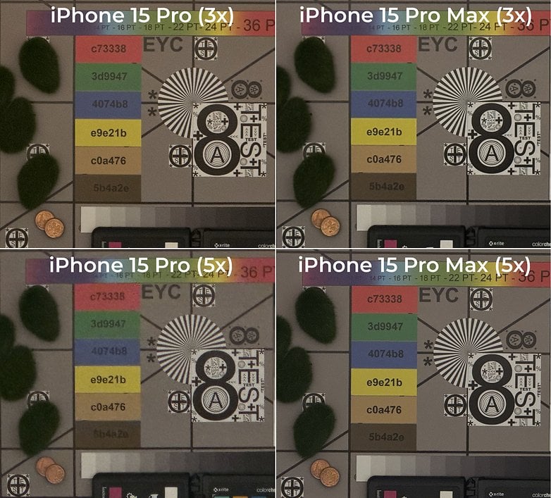 Comparatif photo iPhone 15 Pro et 15 Pro MAX