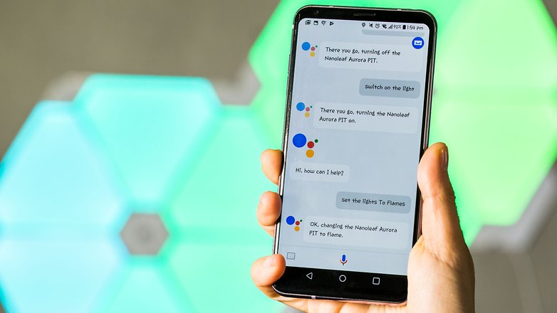 nanoleaf aurora google assistant