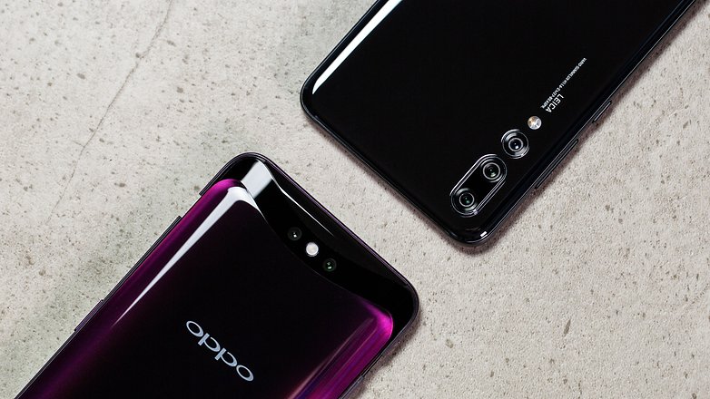 AndroidPIT oppo find x vs huawei p20 pro main cameras