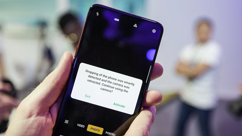 AndroidPIT oppo reno 10x drop detector