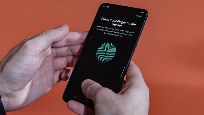 AndroidPIT oppo reno 10x fingerprint