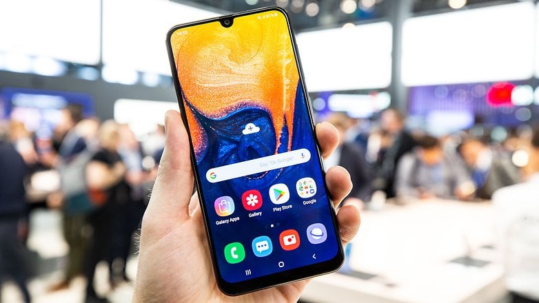 AndroidPIT samsung galaxy a50 front