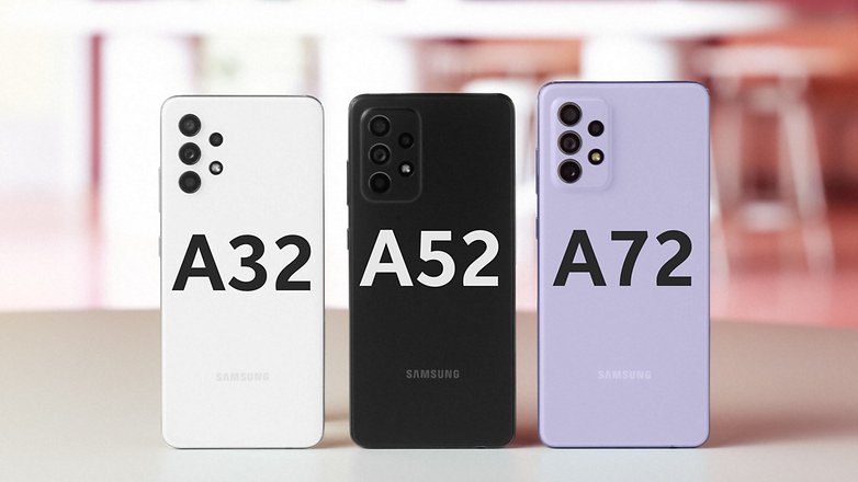 samsung galaxy a72 and a52