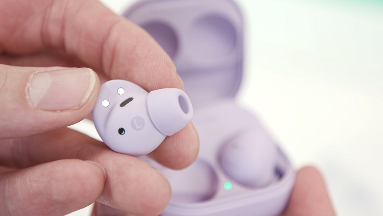 Samsung Galaxy Buds 2 Pro Detailaufnahme