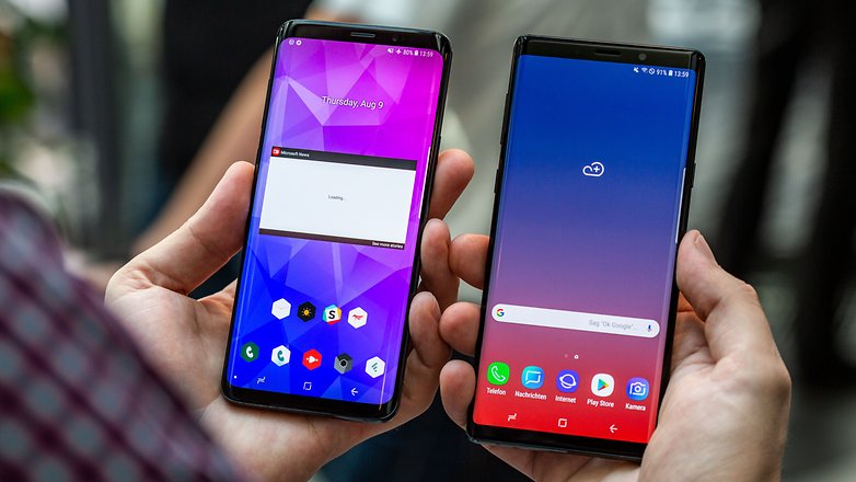 AndroidPIT samsung galaxy note9 vs s9 plus hero