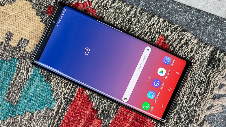 AndroidPIT samsung galaxy note9 front
